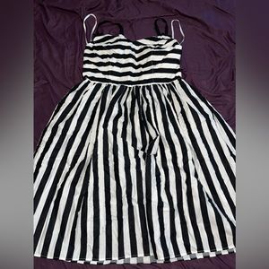Hell bunny Striped Swing Dress